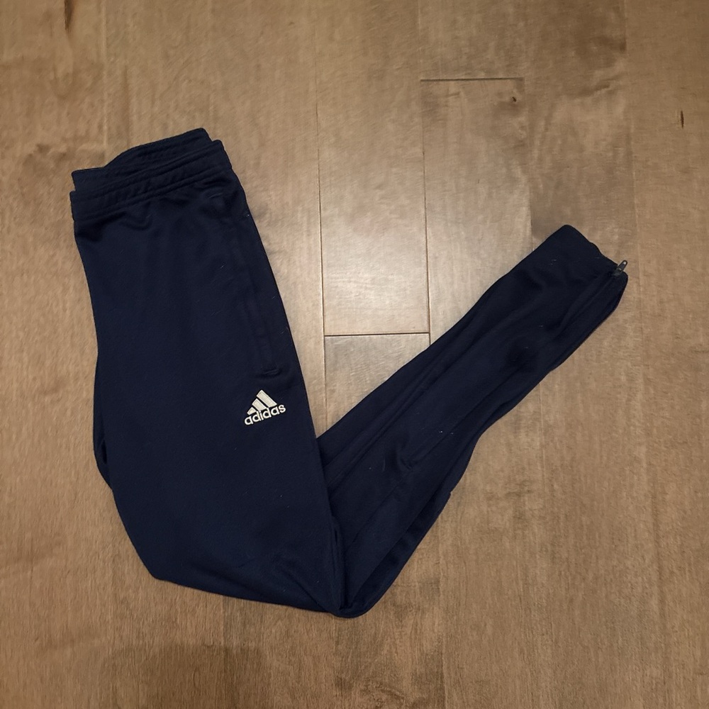 Adidas Climalite Track Pant with Tapered Zipper Leg